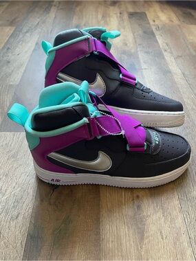 Nike Air Force 1 Highness 'Thunder Grey Hyper Violet'